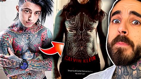 Uncover Ronnie Radke's Bold Blackout Tattoos and Their Meanings